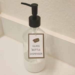 Glass Bottle Dispenser